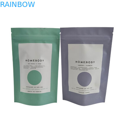 Wykorzystalne zamek z cyprykiem Stoj torba folia aluminiowa skórę Scrub Enjoy Spa kąpiel Wmieć sól morską biodegradowalne plastikowe opakowanie