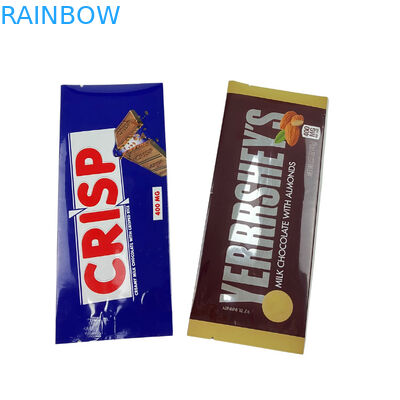 Niestandardowa drukarka żywnościowa tylna strona zapieczętowana worek przekąski bar energetyczny opakowanie