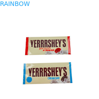 Niestandardowa drukarka żywnościowa tylna strona zapieczętowana worek przekąski bar energetyczny opakowanie