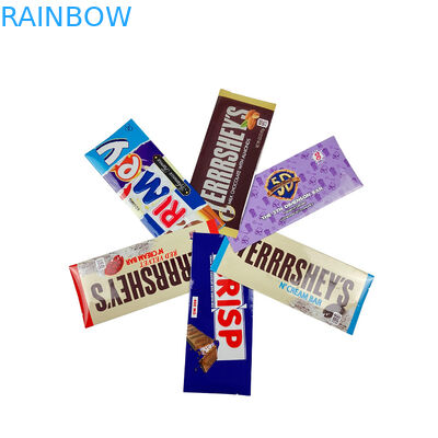 Niestandardowa drukarka żywnościowa tylna strona zapieczętowana worek przekąski bar energetyczny opakowanie