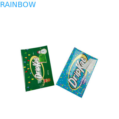 Niestandardowo wydrukowane plastikowe torebki proteinowe opakowanie opakowanie kieszonkowe kieszonkowe proszek czekoladowy herbata kawa plecy