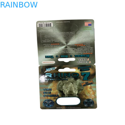 Opakowanie Gummy Bear Pigułki wzmacniające seksualność męską Blister Karton papierowy