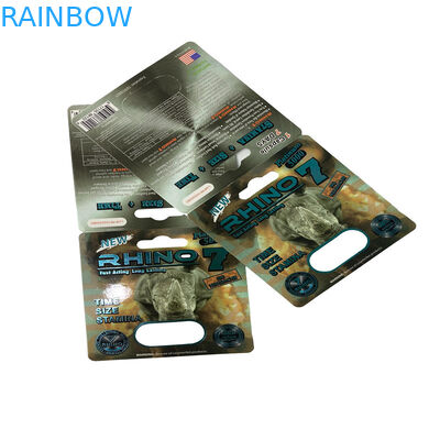 Opakowanie Gummy Bear Pigułki wzmacniające seksualność męską Blister Karton papierowy