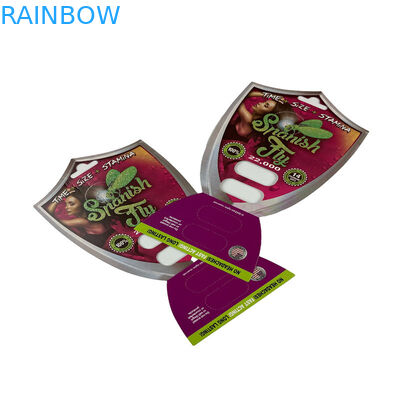 3D tabletki seksualne Blister kartka opakowanie dla 1/2 kapsułki komórkowe 3D kartki wyświetleniowe pudełka