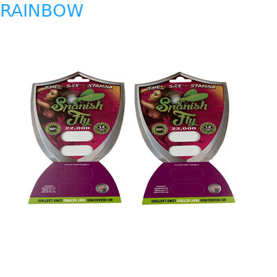 3D tabletki seksualne Blister kartka opakowanie dla 1/2 kapsułki komórkowe 3D kartki wyświetleniowe pudełka