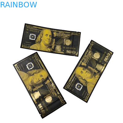 Torebka drukowana na zamówienie Mylar Odporna na zapach Wstawać Pocket Candy Food Packaging 3.5g Mylar Ziplock Bag With Window