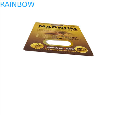 Sprzedaż hurtowa Miód nosorożcowy wydrukowany z złota tajemnica cudu Miód 3D kartka papierowa pudełko wyświetleniowe