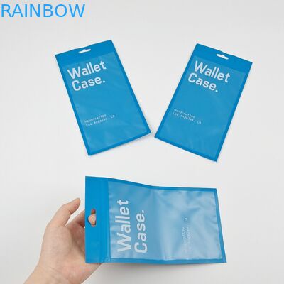 Trzy boczne uszczelki zamykania Flat Wallet Case Phone Case Plastic Packaging Bags