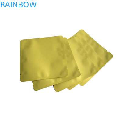 Logo niestandardowe Żywność klasy przejrzysty przedni zamek 3 Side Seal Bag dla maski twarzy