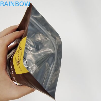 Drukowanie cyfrowe Niestandardowa folia aluminiowa ponownie zamknięta Stand Up Smell Proof Zipper Mylar Packaging Pouch Bags For Food Storage