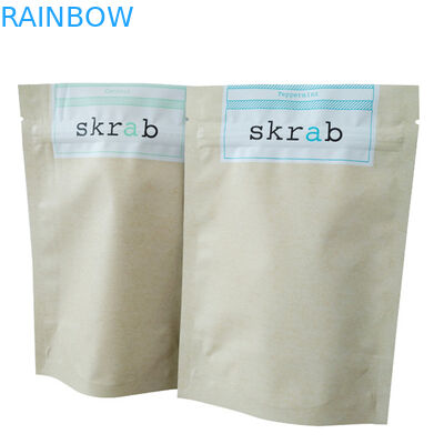 Pojemniki ze srebrnej folii stojącej z opakowaniem Doy dla opakowań do fryzury ciała kawy