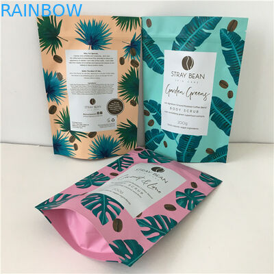 Drukowanie grawatury Aluminiowa folia do pakowania worków do mycia ciała kawy