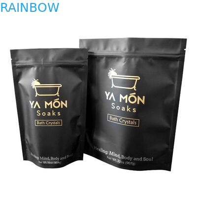 Srebro folia worki do stojącego worka do ścierania ciała z zamkiem Stojąc worek do ścierania ciała