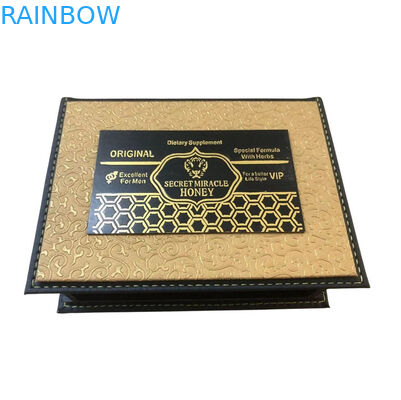 Logo wydrukowane na zamówienie Luksusowy VITAMAX Ekstremalny Miód Żywny Pakowanie Papierowe Pudełka I Worki Na Miód Płyn Pusty Pakiet