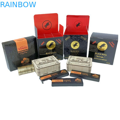 Wielkiej sprzedaży Miód nosorożcowy wydrukowany z złota tajemnica cudu Miód 3D Lenticular Kartka wyświetleniowa Pudełko miodu Worki opakowania