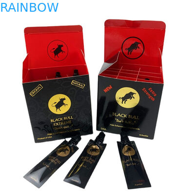 Wielkiej sprzedaży Miód nosorożcowy wydrukowany z złota tajemnica cudu Miód 3D Lenticular Kartka wyświetleniowa Pudełko miodu Worki opakowania