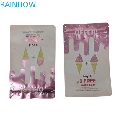 Zamknięte zamkiem worek do pakowania żywności z zamówieniem na zamówienie