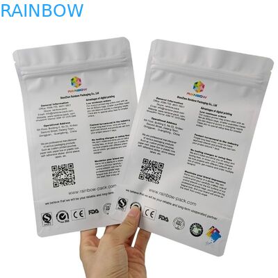 Zamówienie na zamówienie akceptowane opakowanie worek przekąski z 120 szczelnością i zamykaniem zamkiem