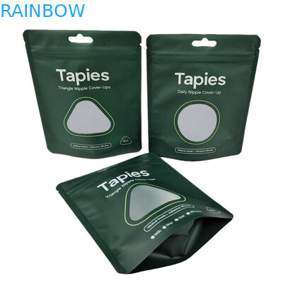 Fabrycznie dostarczane wielokrotnie nadające się do użytku zamknięte Mylar Nipple Patch Packaging Bag Custom Print Smell Proof Bags z logo