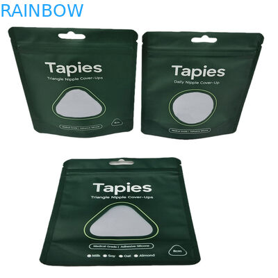 Fabrycznie dostarczane wielokrotnie nadające się do użytku zamknięte Mylar Nipple Patch Packaging Bag Custom Print Smell Proof Bags z logo