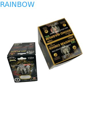 Gorąca sprzedaż Pigułki na zamówienie Opakowanie Kartka papierowa Tabletka nosorożec Tabletka Drukowana kartka papierowa z pęcherzem