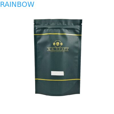 Logo Drukowane Wielokrotnie używalne torebki Ziplock Custom Stand Up Food Grade Coffee Bean Aluminium Foil Plastic Bag
