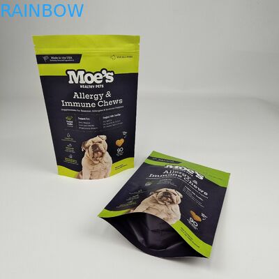 Stand Up Zipper Biały papier kraft zamknięty ponownie Ziplock ciepło zamknięte Przechowywanie żywności Doypack Niestandardowe opakowania żywności