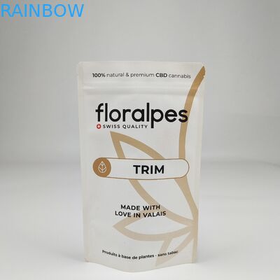 Biodegradowalny biały papier kraft stand up torebka do kawy torebka do kawy z zawórem odgazowym do pakowania kawy