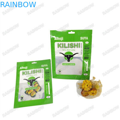 Drukowanie cyfrowe 100% biodegradowalne torebki z papieru kraft Custom Manufacturers Stand Up Food Packaging Zipper Plastic Bag C