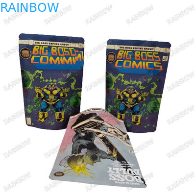 Niestandardowy zamykalny pieczęć cieplna stoją papierowy worek przekąski ciasteczka żywność opakowanie torba z zamkiem