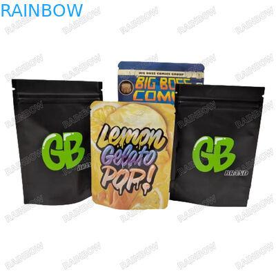 Niestandardowy zamykalny pieczęć cieplna stoją papierowy worek przekąski ciasteczka żywność opakowanie torba z zamkiem