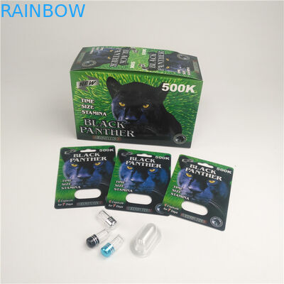 Premierzen Blister Card Packaging Custom Child Resistant Bottone Lock 3D Card Paper Box