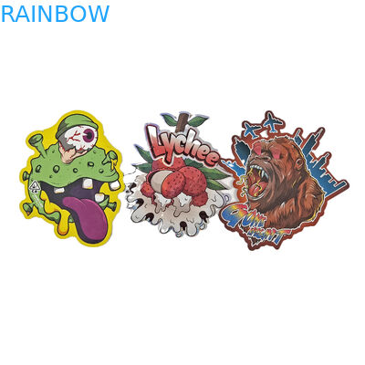 Niestandardowo wydrukowane dziecięce torby z zamkiem stand up torby holograficzne na przekąski i produkty towarowe torby plastikowe