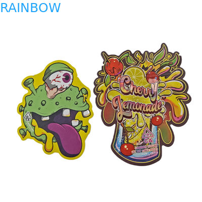 Specjalnie wycięte metalowe wysokiej jakości nieregularne uszczelnione małe specjalne kształty plastikowe zamki Mylar worki do pakowania żywności