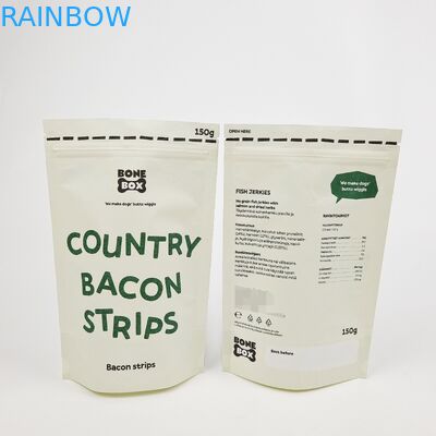 Biały materiał rękojeści i stojak zawarte w spersonalizowanych workach prezentów