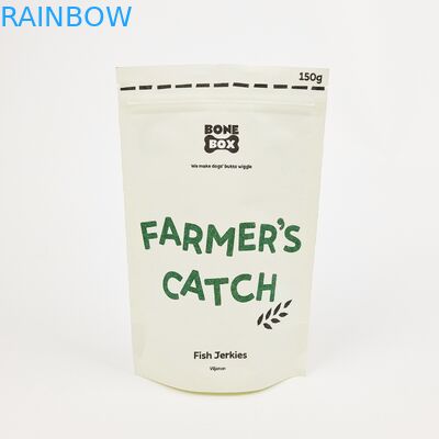 Biały materiał rękojeści i stojak zawarte w spersonalizowanych workach prezentów