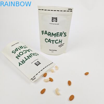 Biały materiał rękojeści i stojak zawarte w spersonalizowanych workach prezentów