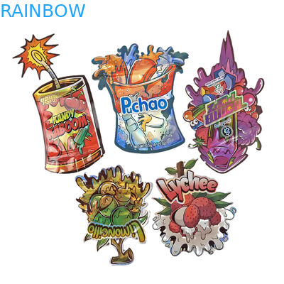 Nieregularny 3,5g torebka specjalnego kształtu żywność plastikowa opakowanie Ziplock Mylar torby