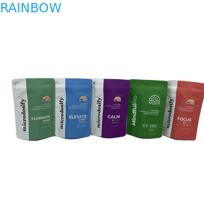 CYMK Kolorowe ziołowe kadzidła Opakowanie Folia aluminiowa Stoj plastikowy Mylar Zipper Bag