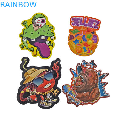 Specjalnie wydrukowane 3,5 g ciasteczka cukierki przekąski specjalnego kształtu Ziplock plastikowe torebki z zapachem odporny na cięcie Mylar torebki