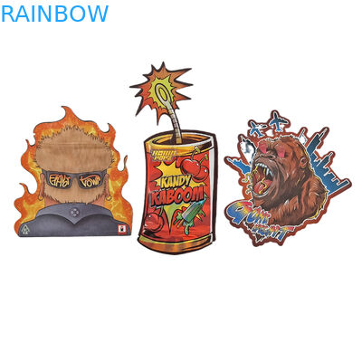 Specjalnie wydrukowane 3,5 g ciasteczka cukierki przekąski specjalnego kształtu Ziplock plastikowe torebki z zapachem odporny na cięcie Mylar torebki