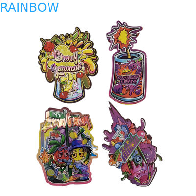 3.5g 7g 14g specjalny kształt plastikowy worek do opakowań holograficzny, zapachowy, plastikowy, wycięty na zamówienie