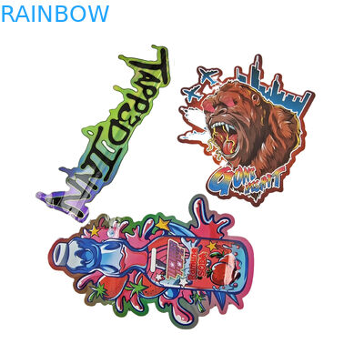 Opakowanie o nieregularnym kształcie, specjalnie zaprojektowane z foliową holograficzną 3,5 g, odporną na zapach, z sakami Mylar