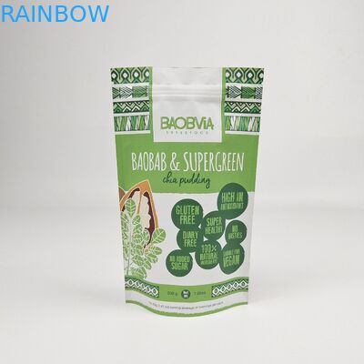 Niestandardowe opakowania żywnościowe Ziplock Seal Pockets Matt Stand Up Pocket Zipper Bags For Coffee Whey Milk Powder Cookie Sugar