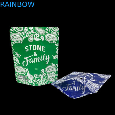 3.5 Gramy Plastic Bags Packaging Custom Label Drukowane CBD Cookies Znów zamykane