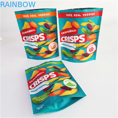 Certyfikowane drukowanie cyfrowe Ziplock jedzenie stand up pakowanie worki dla orzechów żywności