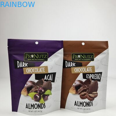 Zindywidualizowane logo drukowanie cyfrowe plastikowe torby z zamknięciem zipem z płaskimi torbami z folii aluminiowej do toreb słodyczy