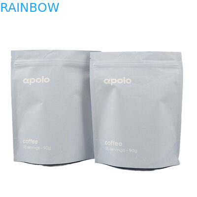gorąco sprzedawany cuCstom Drukowany, przyjazny dla środowiska, ponownie zamykalny, papierowy worek z papieru napędowego do proszku białkowego kawy