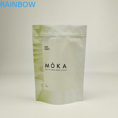 Prywatna etykieta Spa Natural Bath Salt Packaging Bag Custom Digital Printed Stand Up Ziplock Mylar Bag For Body Scrub Pouch