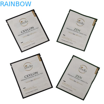 Niestandardowe wydrukowane biodegradowalne małe worki do herbaty, kawy, proszku, kompostowalnych, ponownie zamykanych toreb Mylar